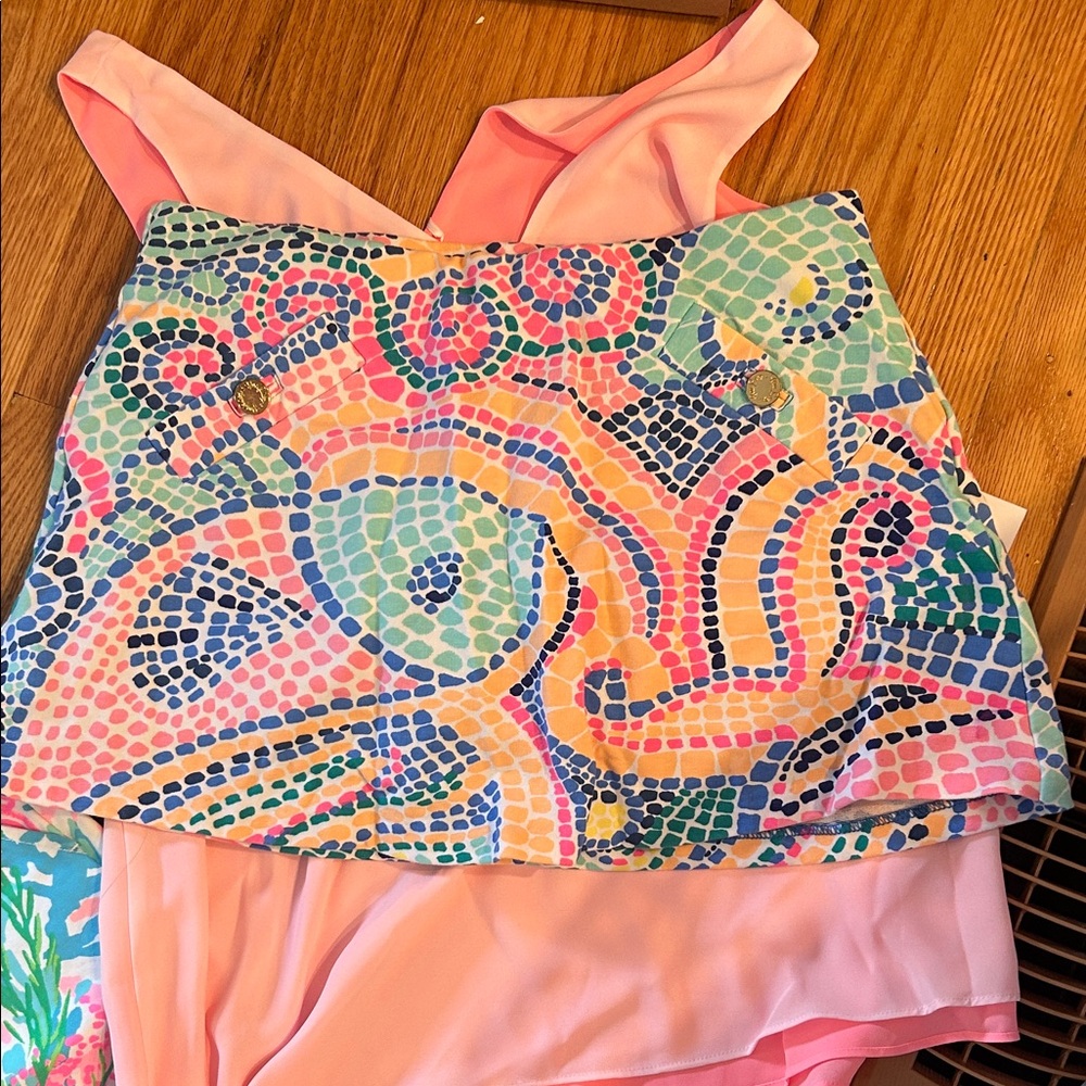 Lilly Pulitzer Colorful Mosaic Skort